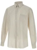 Paul & Shark striped button-up shirt - Neutrals