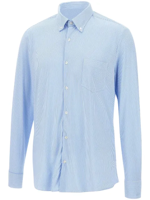 Paul & Shark camisa con botones y rayas estampadas