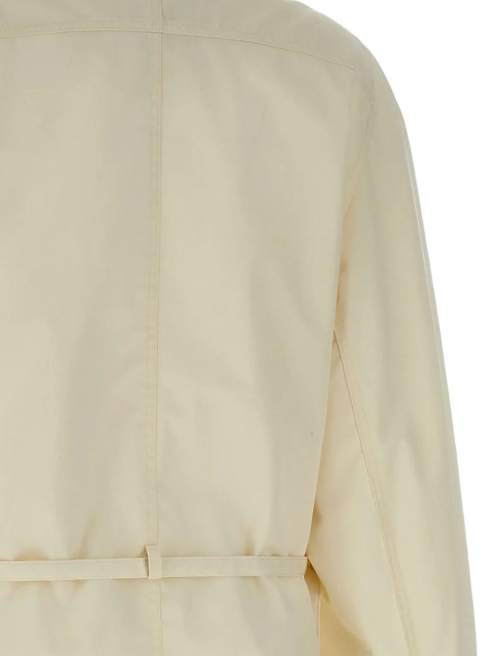Low Classic Trenchcoat met gewikkeld design Beige