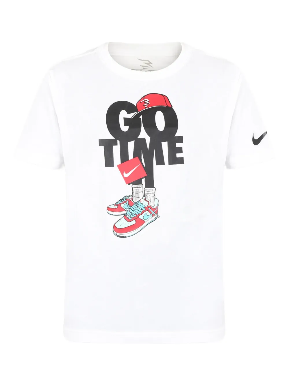 Nike Kids Go Time Tシャツ - ホワイト Nike Kids Go Time Tシャツ - ホワイト
