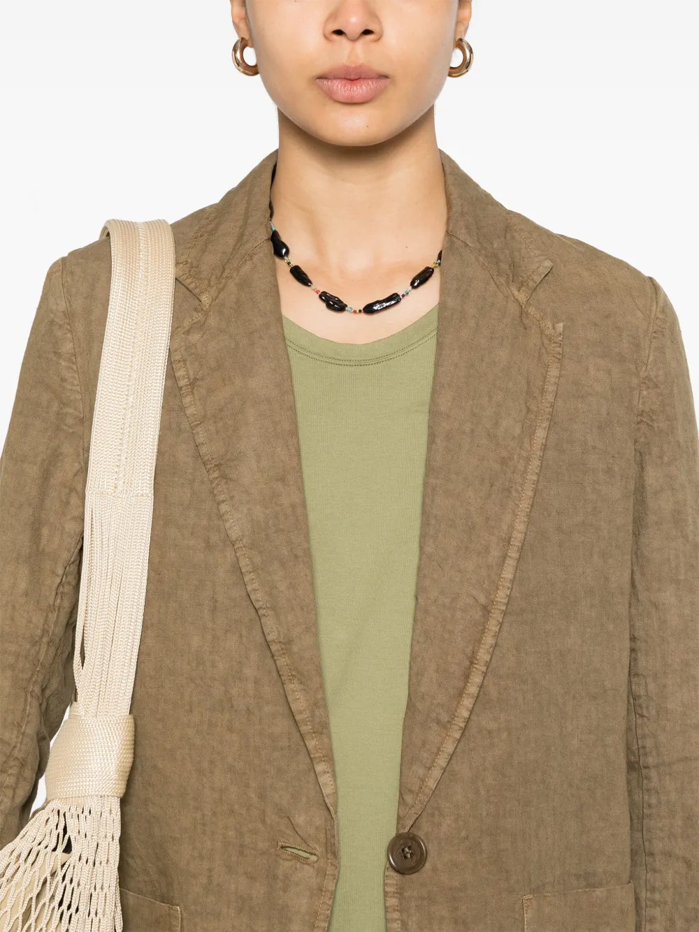 ASPESI Katoenen T-shirt Groen