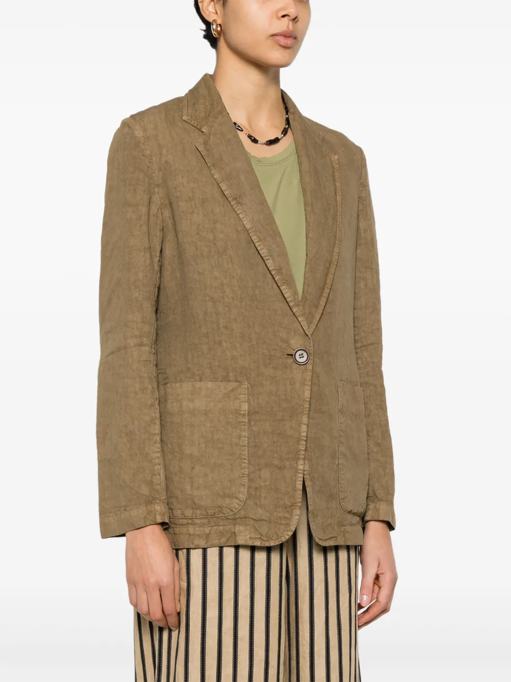 ASPESI Katoenen T-shirt Groen