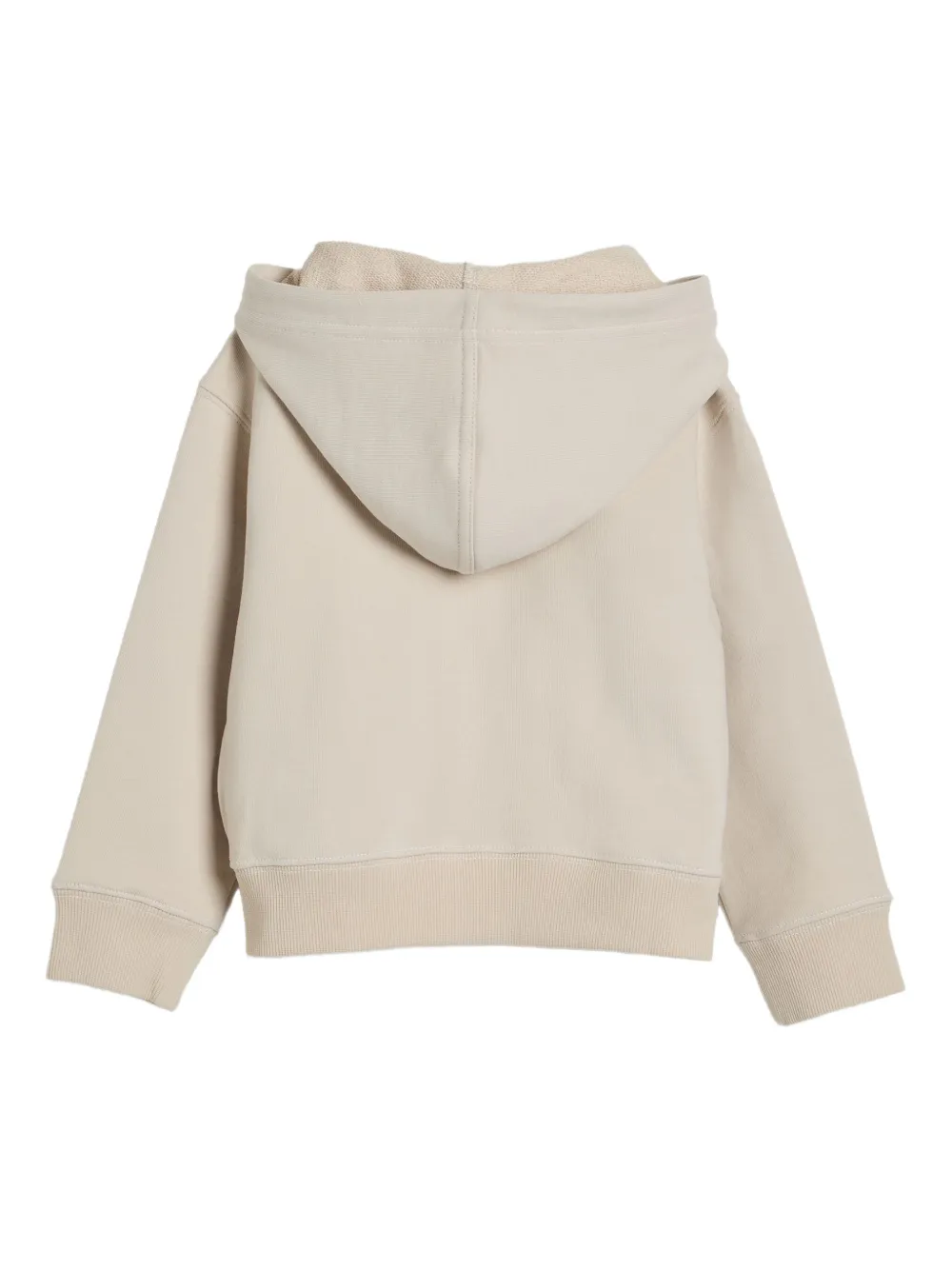 Brunello Cucinelli Kids Bernie zip-up hoodie Beige