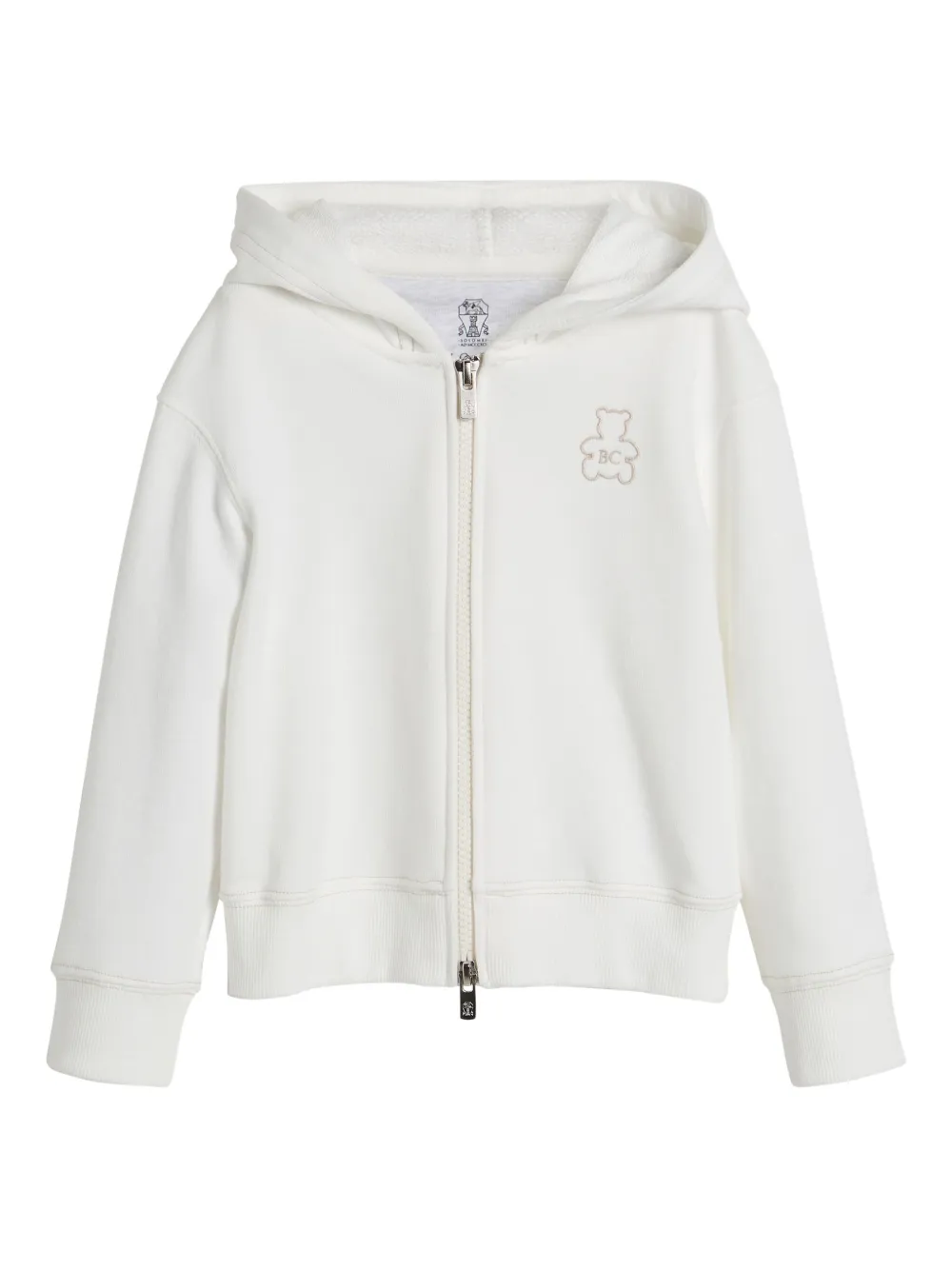 Brunello Cucinelli Kids Bernie hoodie Wit