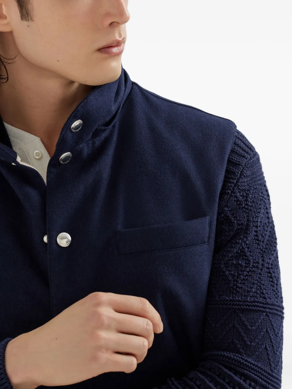 Brunello Cucinelli Weste mit Kapuze | Image 6