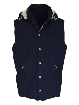 Brunello Cucinelli キルティング ベスト | ブルー | FARFETCH JP