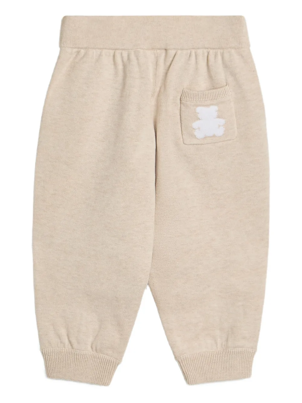 Brunello Cucinelli Kids Bernie knit track pants Beige