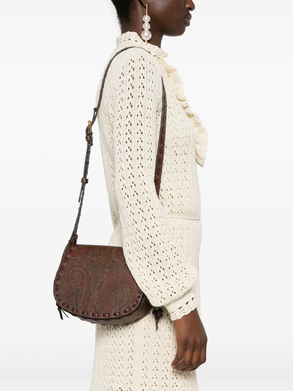 ETRO Kleine Drya crossbodytas Bruin