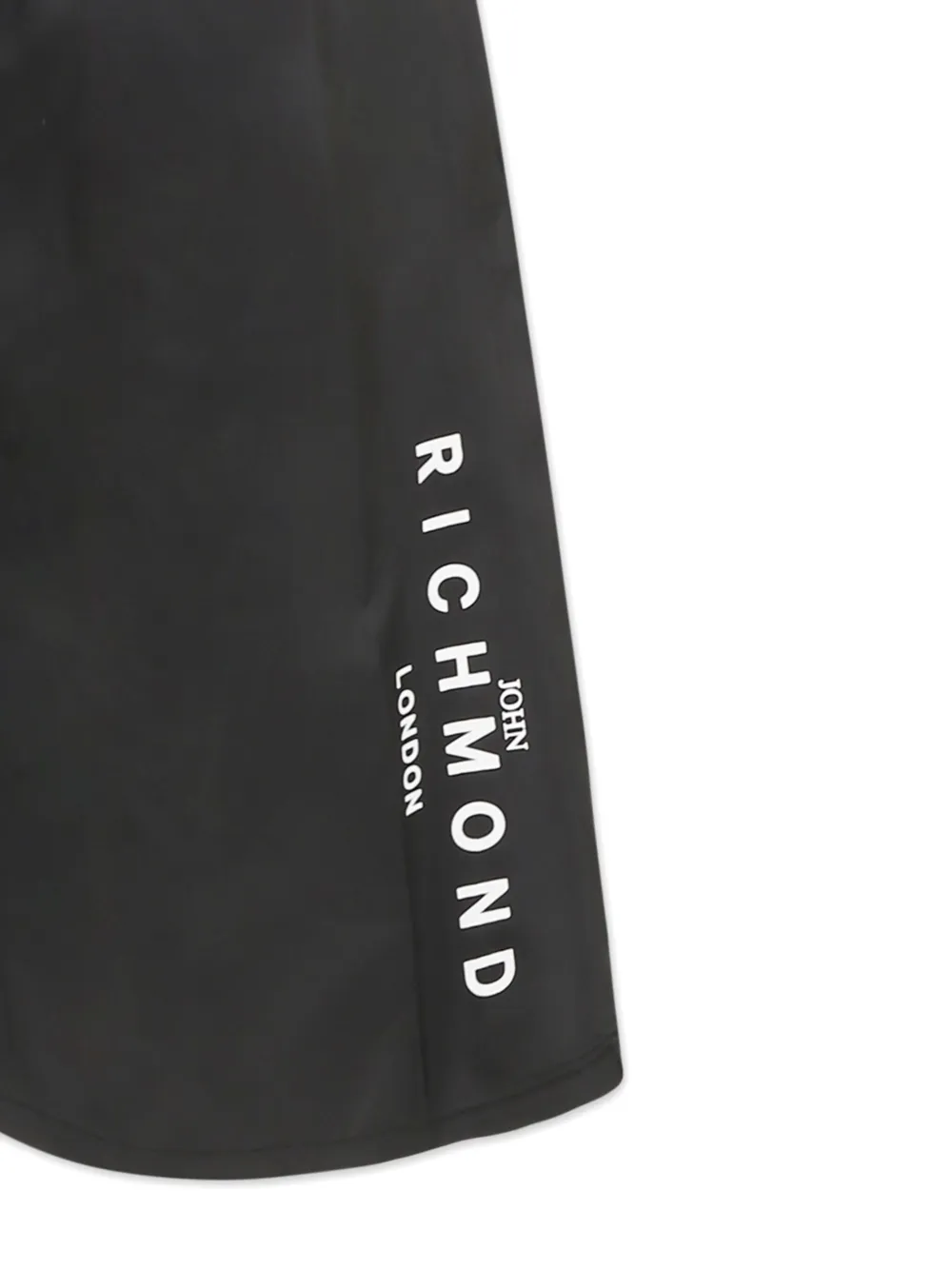 John Richmond Junior Zwembroek met logoprint Zwart
