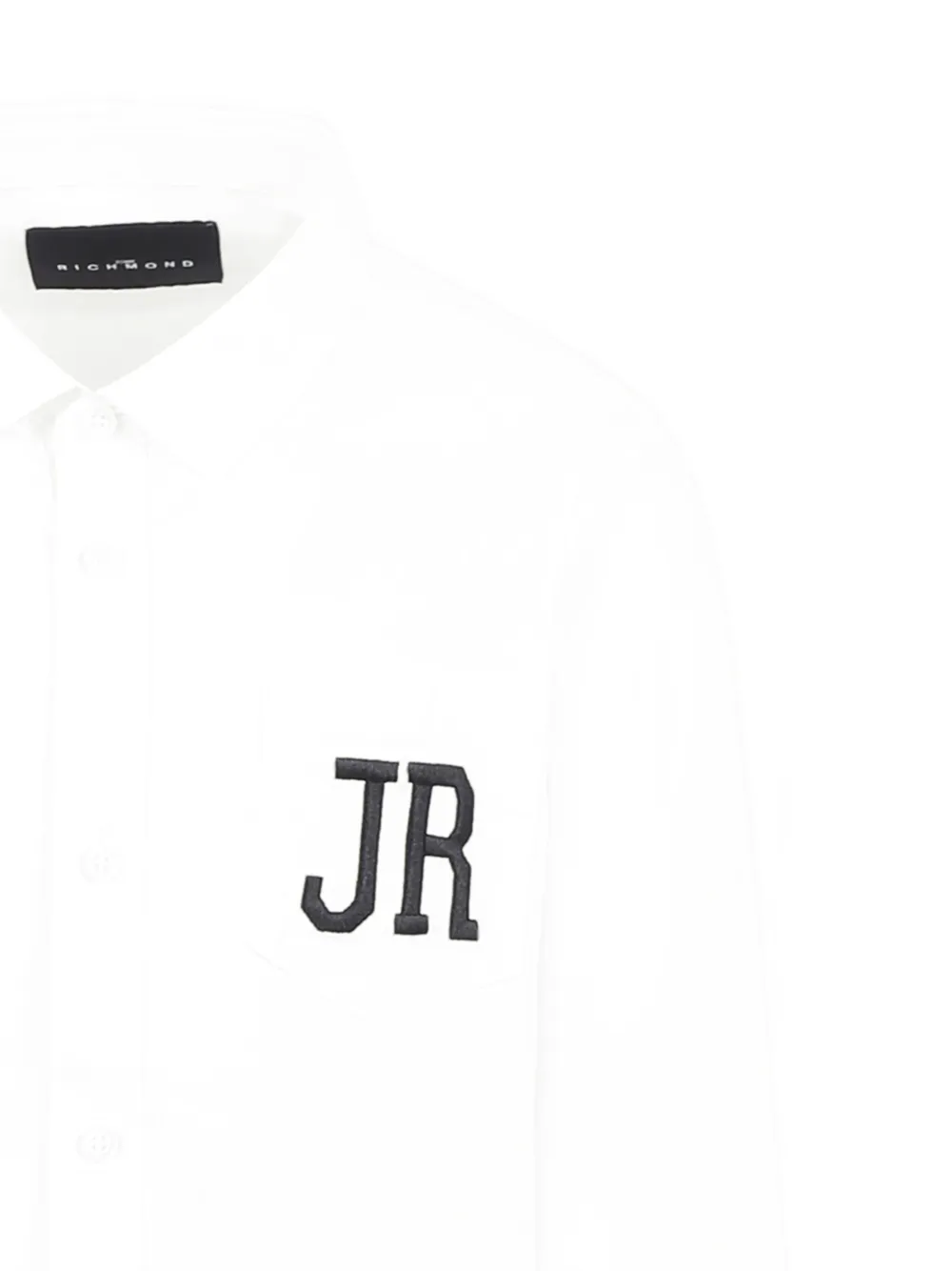 John Richmond Junior Shirt met logoprint Wit