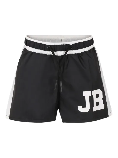 John Richmond Junior logo-print swim shorts