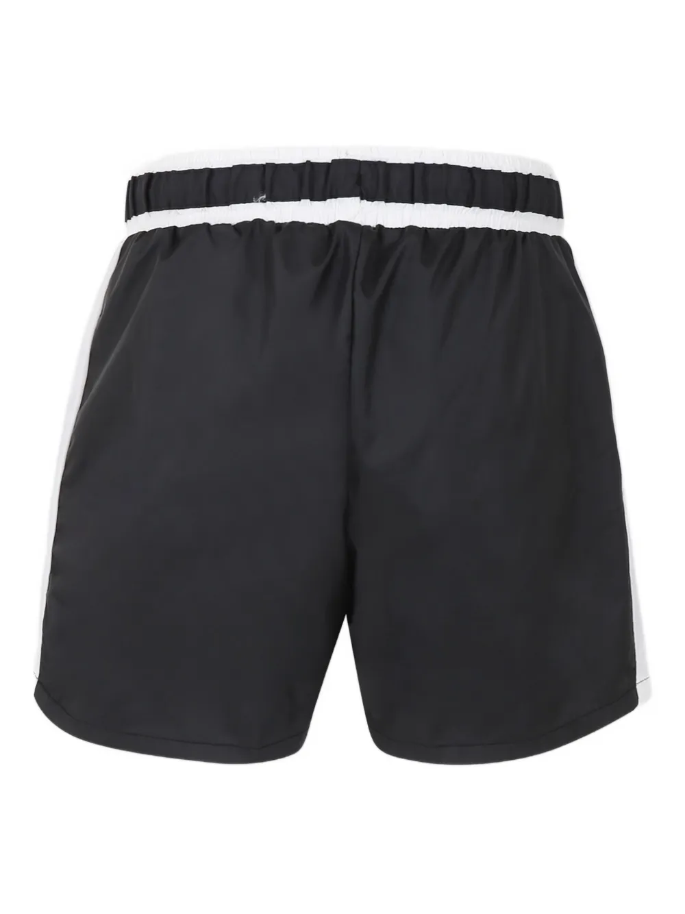 John Richmond Junior Zwembroek met logoprint Zwart