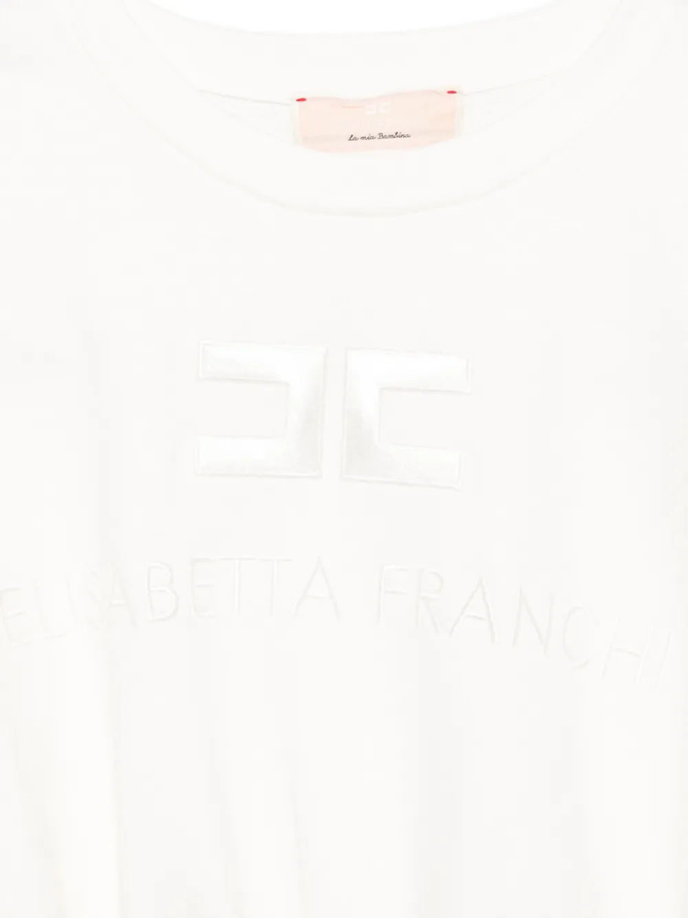 ELISABETTA FRANCHI LA MIA BAMBINA LOGO-EMBROIDERED SWEATSHIRT