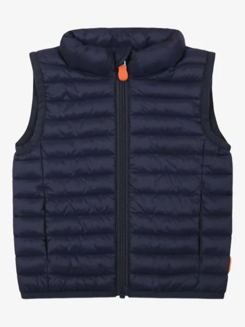 Save The Duck Kids logo-appliqué gilet