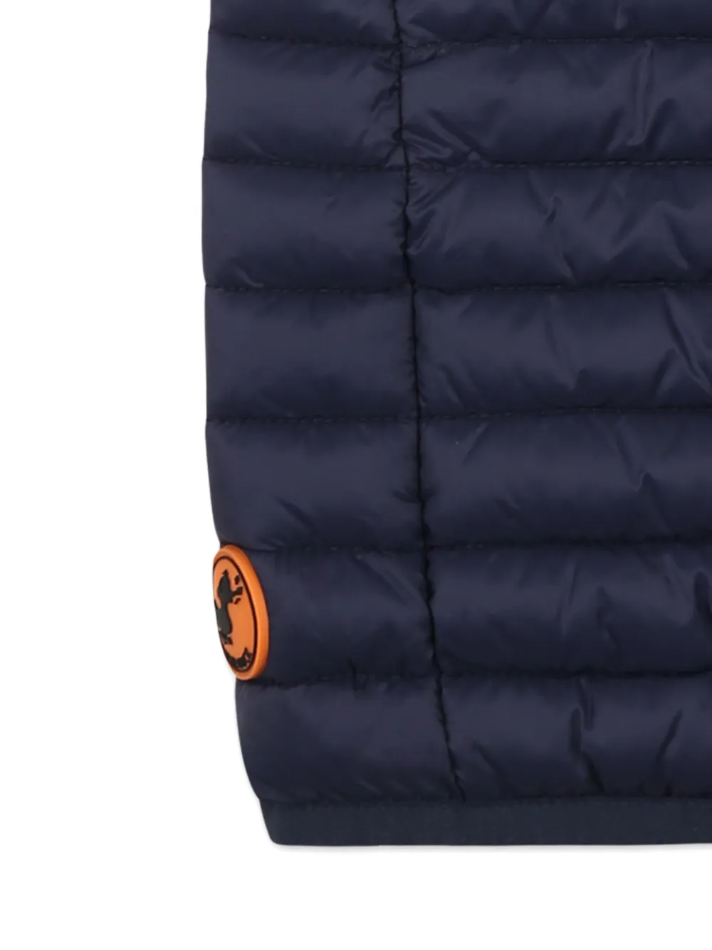Save The Duck Kids Gilet met logo-applicatie Blauw