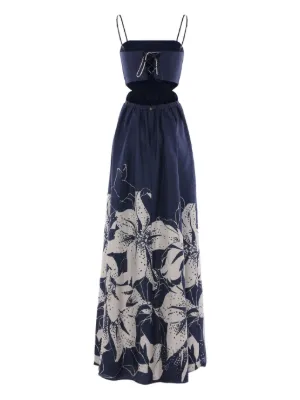 オールインワン・サロペット Raquel Diniz Valerie Long Dress With Floral Print Raquel Diniz Long Dress new Valerie - Dresses & Skirts