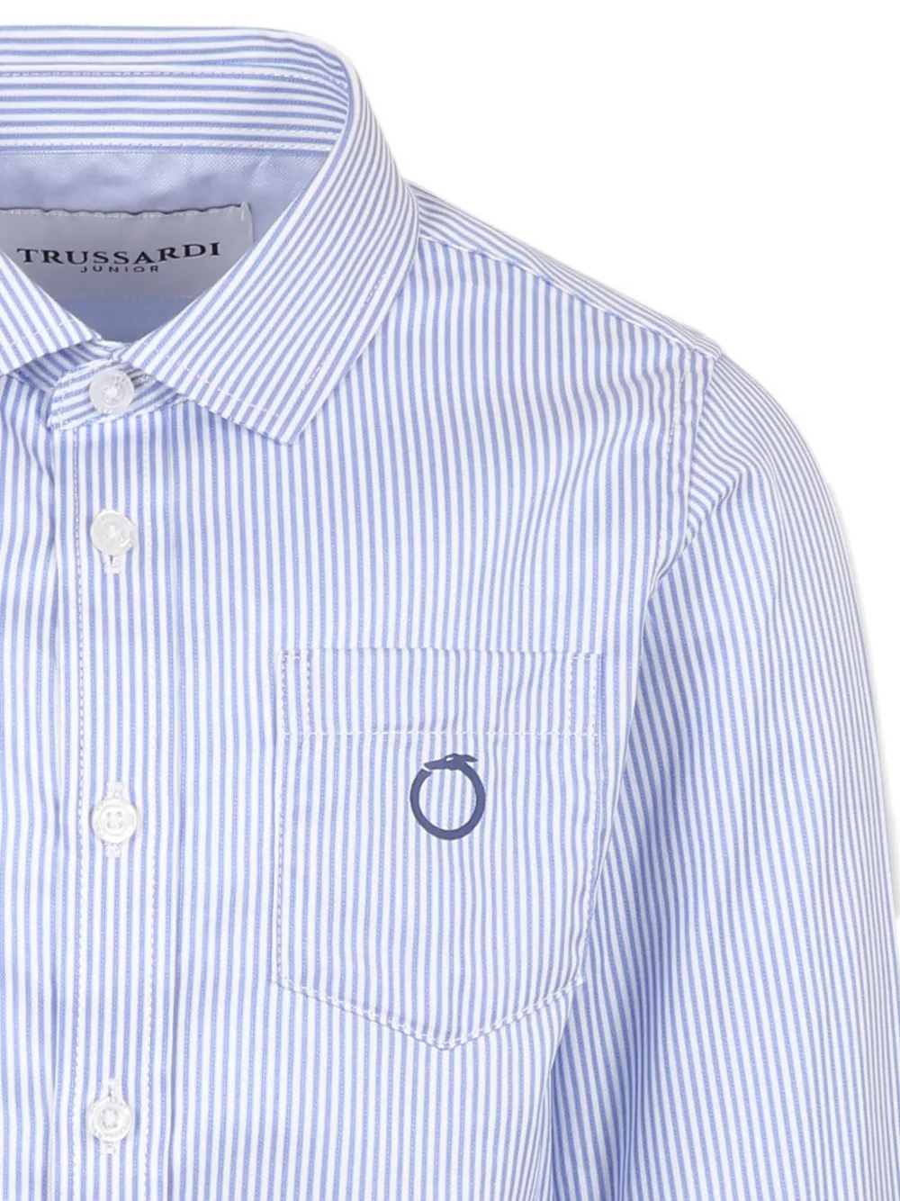 TRUSSARDI JUNIOR Katoenen shirt Blauw