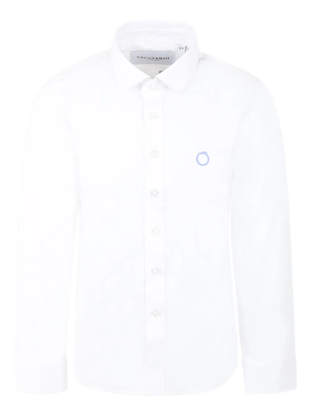 TRUSSARDI JUNIOR logo-embroidered shirt | White | Image 1