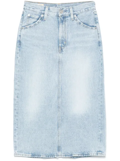 Levi's falda midi con cintura alta