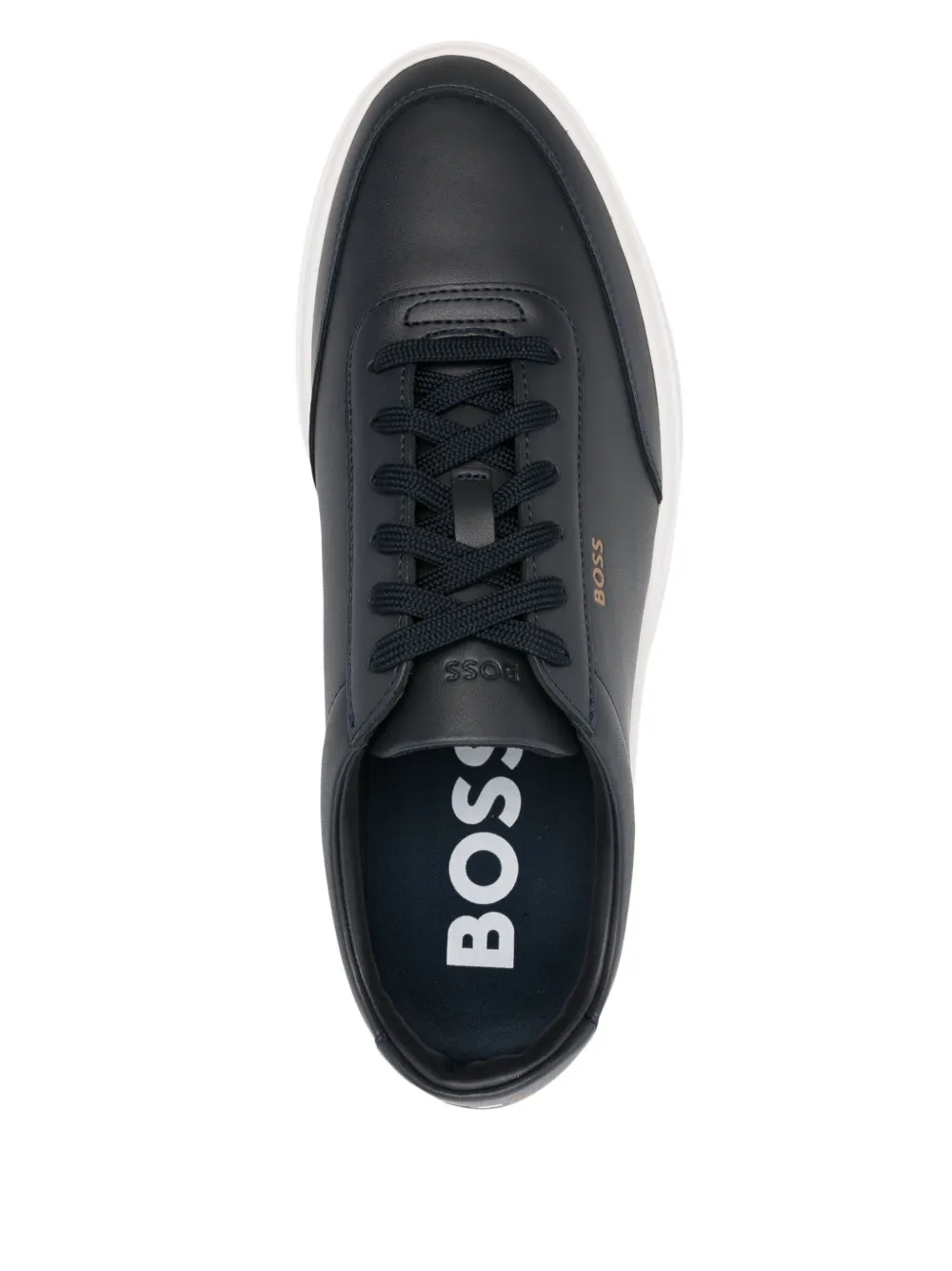 BOSS logo-print sneakers Blue