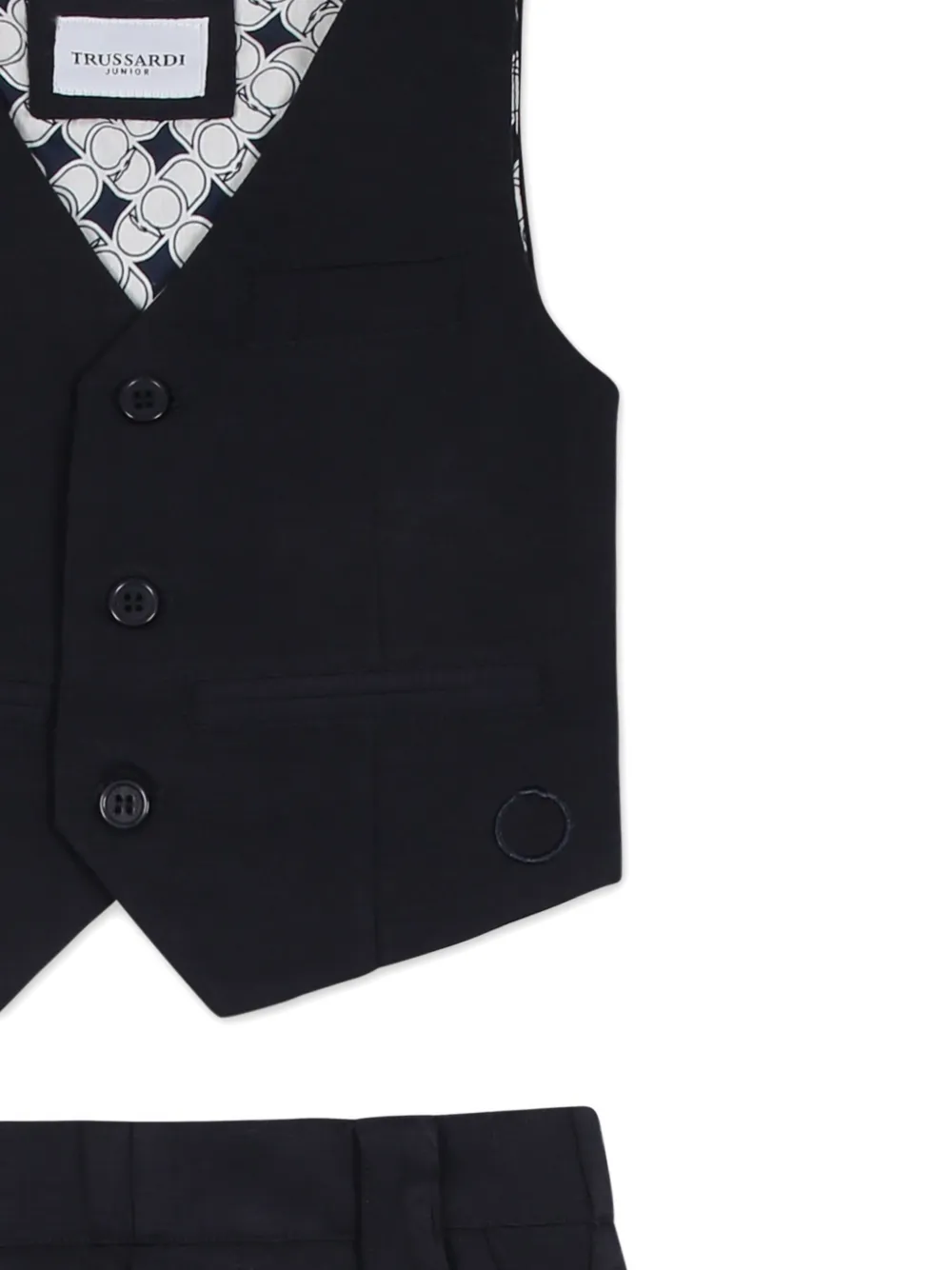 TRUSSARDI JUNIOR Classic broek en gilet Blauw