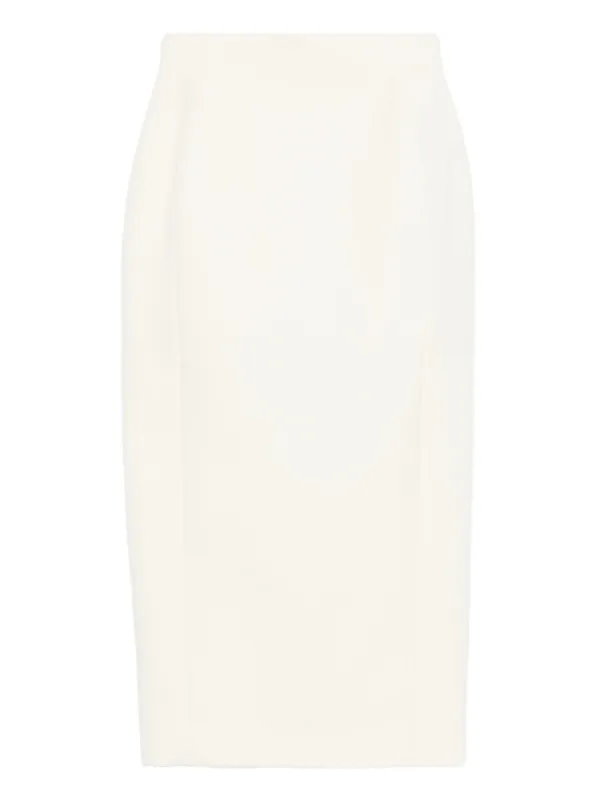 WARDROBE.NYC RHW Sculpted Skirt in White