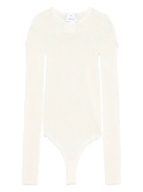 WARDROBE.NYC mesh-knit bodysuit