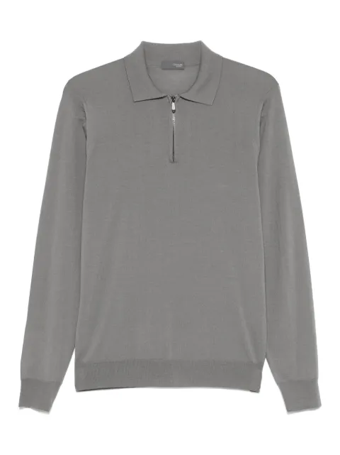 Drumohr playera tipo polo con manga larga