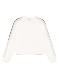 Moncler knitted-trim sweatshirt - Neutrals