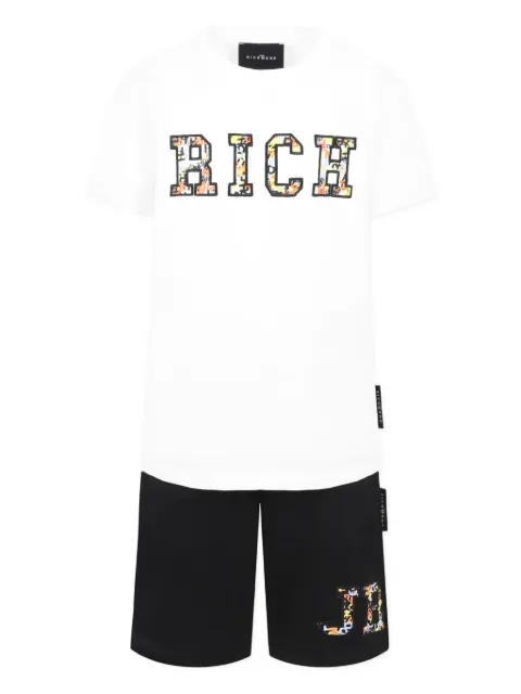 John Richmond Junior set de shorts y playera con volantes