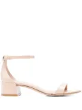 Stuart Weitzman 40mm patent sandals - Neutrals