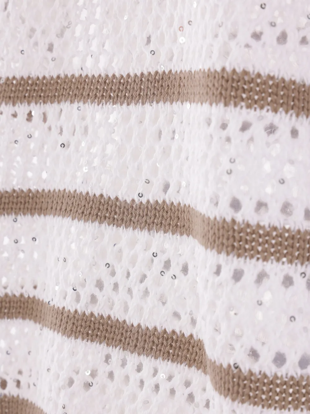Shop Brunello Cucinelli Striped Top In White
