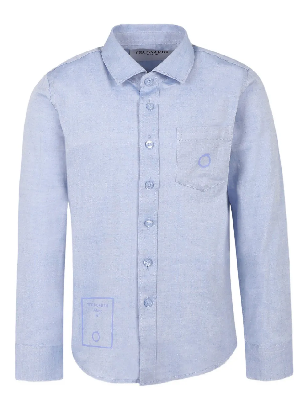 TRUSSARDI JUNIOR camisa de algodón | azul | Image 1