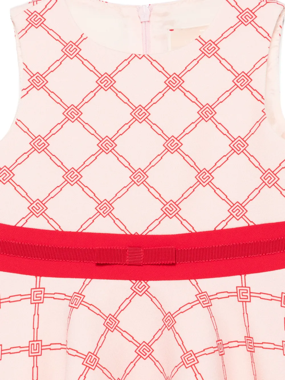 Elisabetta Franchi La Mia Bambina Jurk met logoprint Roze