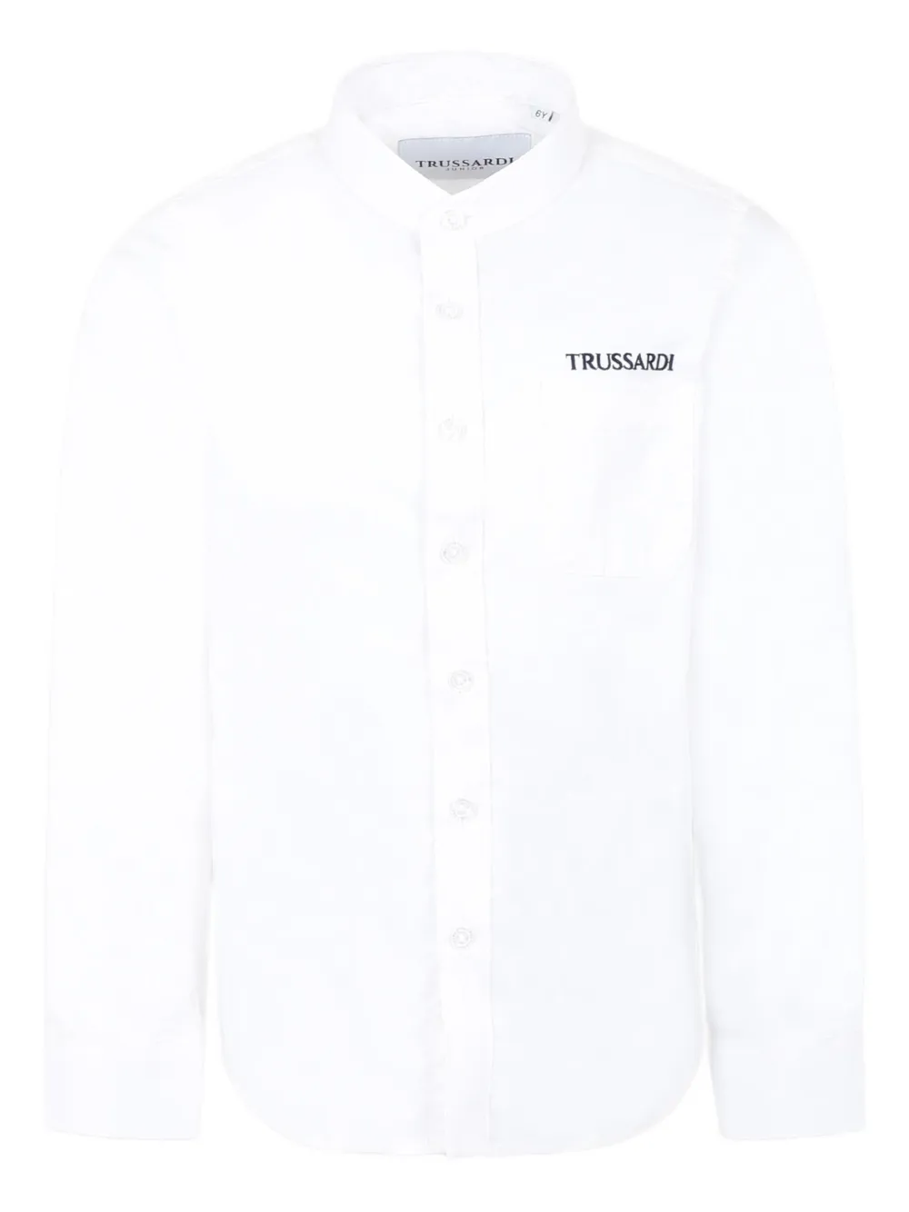 TRUSSARDI JUNIOR logo-embroidered shirt | White | Image 1