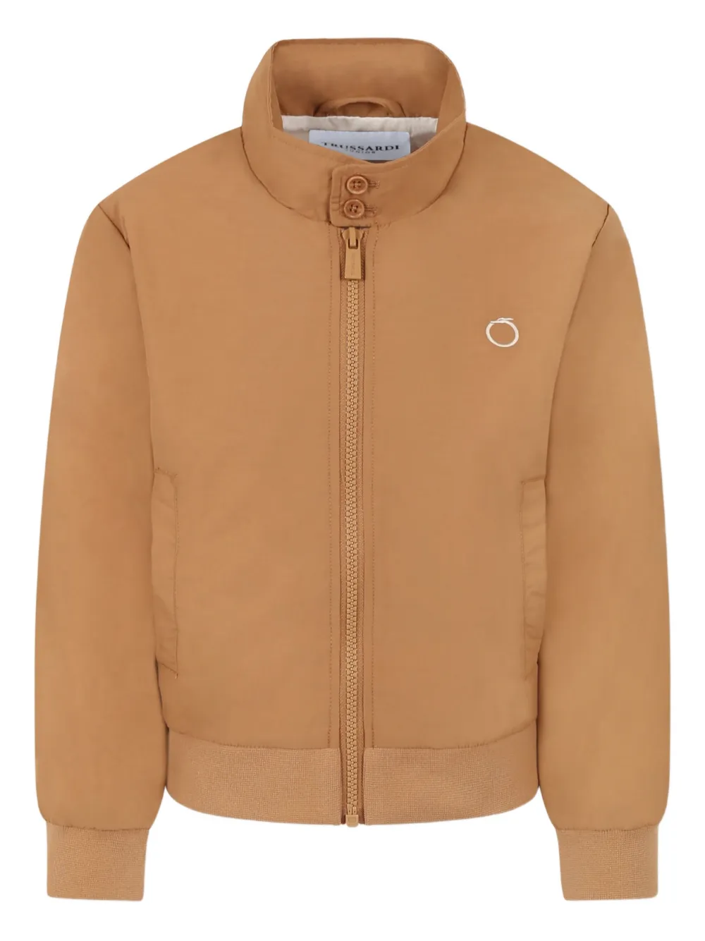 TRUSSARDI JUNIOR Jaqueta bomber com bordado de texto | Neutro | Image 1