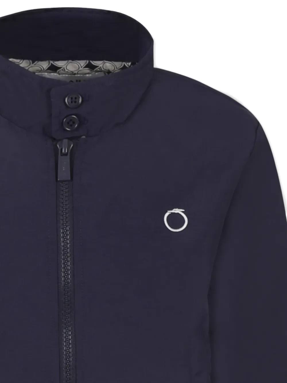 TRUSSARDI JUNIOR Bomberjack met geborduurd logo Blauw