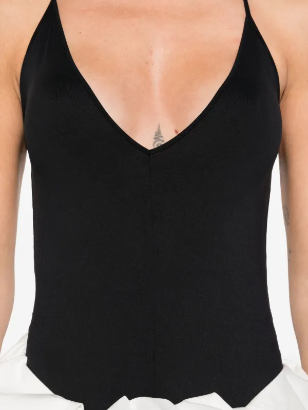 【関税込み】WARDROBE.NYC ボディスーツ WARDROBE.NYC Vネック ボディスーツ | ブラック | FARFETCH JP