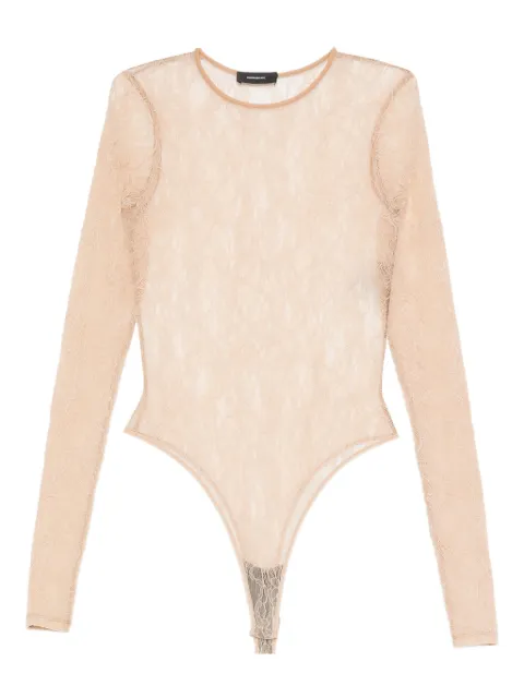 WARDROBE.NYC lace long-sleeves bodysuit