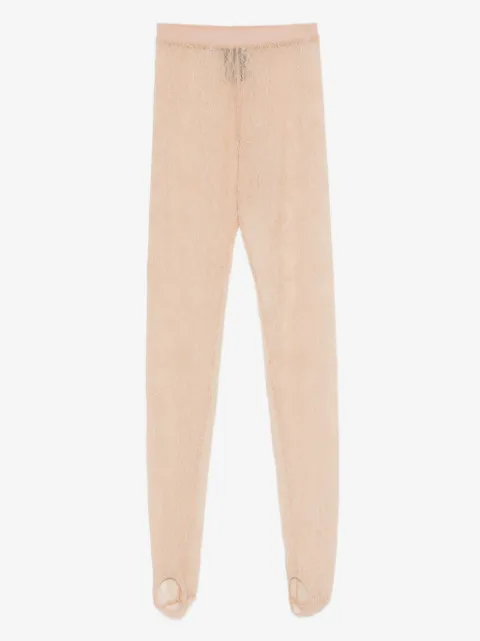 WARDROBE.NYC lace stirrup leggings