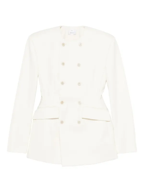 WARDROBE.NYC Blazer Dress in White