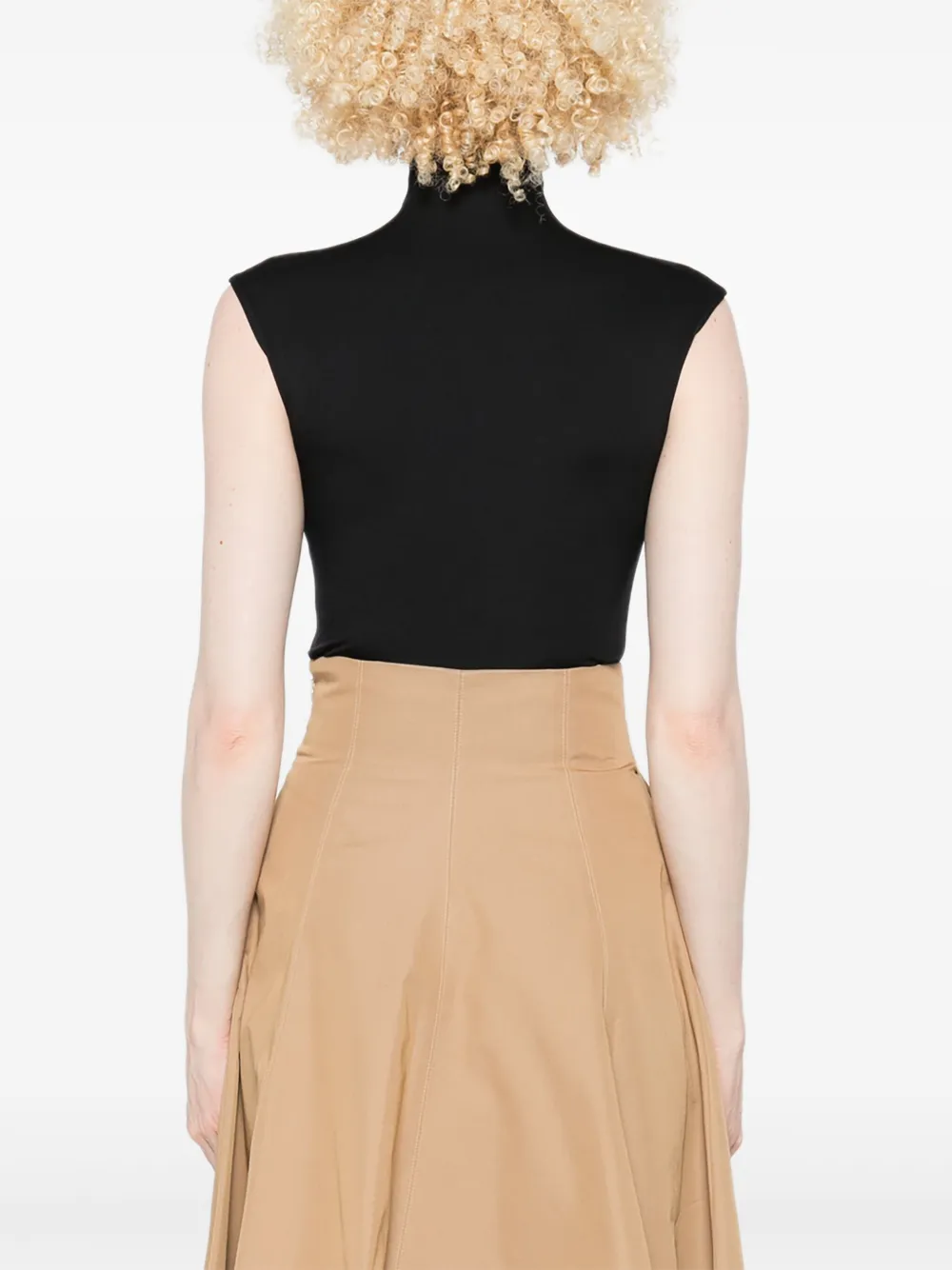 WARDROBE.NYC Mouwloze body Zwart