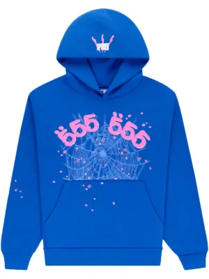 SP5DER プリント パーカー | ブルー | FARFETCH JP