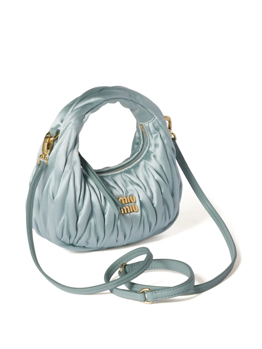 Miu Wander kleine shopper Blauw