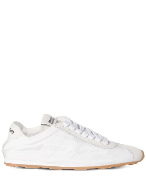 Miu Miu Plume lace-up sneakers