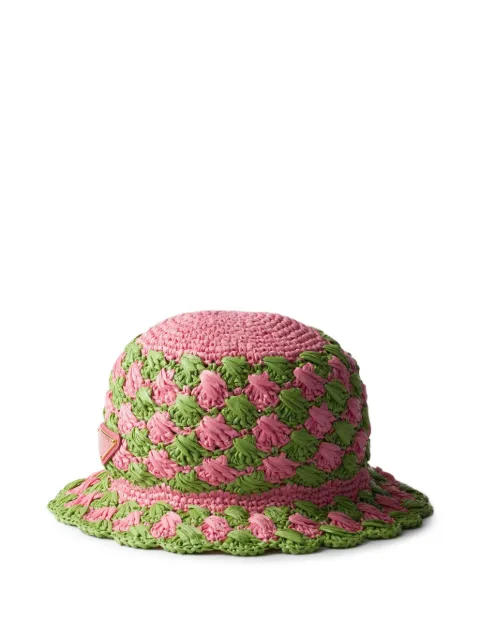 Prada crochet bucket hat