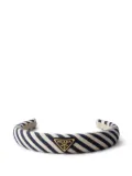Prada striped headband - Blue