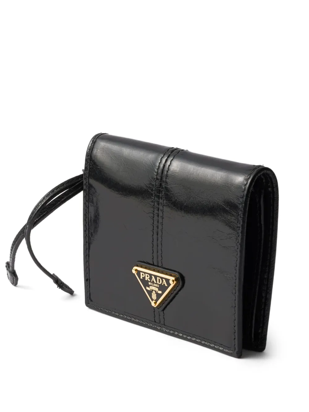 Prada レザー 財布 S - ブラック Prada レザー 財布 S - ブラック