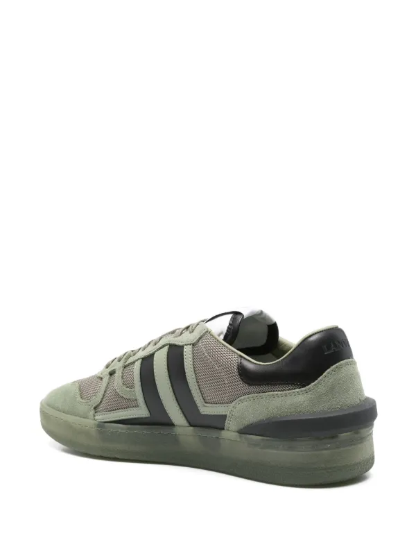 【Lanvin】 Clayスエードスニーカー Lanvin Men's Clay Suede and Nylon Low-Top Sneakers | Neiman