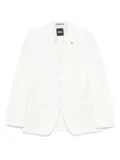 BOSS checked blazer - White